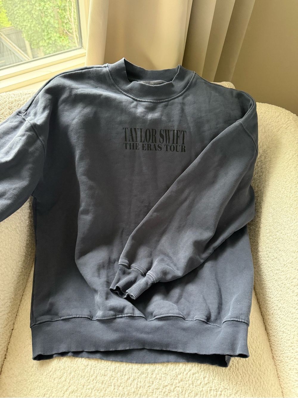 Taylor Swift The Eras Tour Women’s Crewneck Sweatshirt - Charcoal
